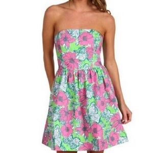 Lily Pulitzer strapless dress
